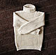Sweater fleece with a collar, light (No. №1), Sweaters, Nalchik,  Фото №1