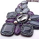 Necklace and bracelet 'Purple haze'. Jewelry Sets. Beaded jewelry by Mariya Klishina. Online shopping on My Livemaster.  Фото №2