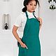 aprons: Pottery apron cotton in Japanese style, Souvenirs by profession, Voronezh,  Фото №1