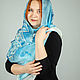 Necklace 'Turquoise Paisley' - batik, Wraps, Slavsk,  Фото №1