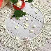 Аксессуары handmade. Livemaster - original item Handmade white lace collar. Handmade.