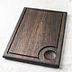 Cutting Board made of oak 'Night'. Cutting Boards. Foxwoodrus. Online shopping on My Livemaster.  Фото №2