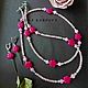 Order Set . earrings agate jadeit rose quartz. ELENA KARPOVA. Livemaster. . Jewelry Sets Фото №3