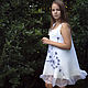 Order Felted dress for girl 'Dandelions'. Nataly Kara - одежда из тонкого войлока. Livemaster. . Childrens Dress Фото №3