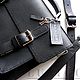 Заказать Портфель кожаный. Ручной работы. LUSIGO  (Игорь, Людмила) кожаные изделия.. Ярмарка Мастеров. . Портфель Фото №3