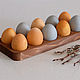 Wooden stand for eggs - for 10 eggs. EASTER. Art.40010. Stand. SiberianBirchBark (lukoshko70). My Livemaster. Фото №5
