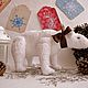 Полярный мишка. Новый год. Мягкие игрушки. Natali Lyuta. Интернет-магазин Ярмарка Мастеров.  Фото №2