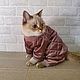 Cat clothes 'Demi-season jumpsuit - Dusty rose', Pet clothes, Biisk,  Фото №1