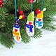 Order Christmas souvenirs made of glass Funny snowmen. MyFusedGlass. Livemaster. . Snowmen Фото №3