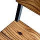 Loft-style bar stool with a seat made of elm slab. Chairs. Custom furniture making U.LOFT. My Livemaster. Фото №6