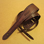 Музыкальные инструменты handmade. Livemaster - original item Guitar strap: old school. Handmade.