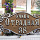 Адресные таблички на дом И500. Таблички. Нome address. Ярмарка Мастеров.  Фото №6