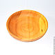 A wooden plate is a dish made of Siberian cedar. 21 cm. T17. Plates. ART OF SIBERIA. Online shopping on My Livemaster.  Фото №2