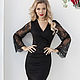 Dress 'Luxury black'. Dresses. Designer clothing Olesya Masyutina. Online shopping on My Livemaster.  Фото №2