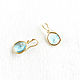 Earrings with a blue stone 'Blue lake' blue earrings. Earrings. Irina Moro. My Livemaster. Фото №6