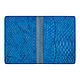Euro passport cover Blue Python. Passport cover. murzikcool. Online shopping on My Livemaster.  Фото №2