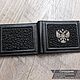 Обложка на удостоверение "Сотрудник". Органайзер. Welles (kaukazint). Интернет-магазин Ярмарка Мастеров.  Фото №2