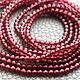 Заказать Гранат красный, А+++ бусины 2  мм. magic beads. Ярмарка Мастеров. . Бусины Фото №3