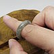 18 р-р Кольцо Лабрадор Дымка (клд182). Кольца. МагазинчиК СельбериЯ. Интернет-магазин Ярмарка Мастеров.  Фото №2