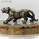  Tiger Defender symbol of 2022 bronze Swarovski Agate. Figurine. Miner premium - Ltd Moscow (mineralpremium). My Livemaster. Фото №4