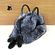 Silver Fox fur bag. Stylish ladies ' accessory №4. Classic Bag. Mishan (mishan). Online shopping on My Livemaster.  Фото №2