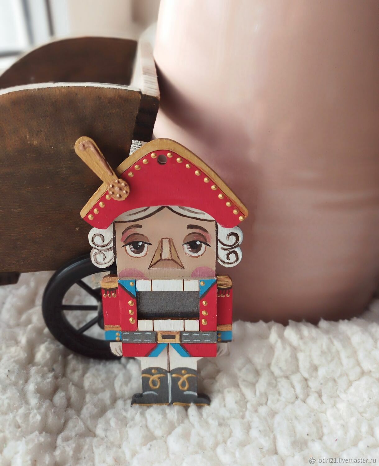 Елочные игрушки: щелкунчик купить в интернет-магазине Ярмарка Мастеров ...