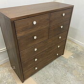 Для дома и интерьера handmade. Livemaster - original item Chest of drawers made of Brunet oak. Handmade.