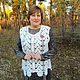 Жилет пуховый - СТАРИННОЕ КРУЖЕВО - жилет ажурный. Ручная работа. Жилеты. Саша Климова (Вяжем из козьего пуха). Ярмарка Мастеров.  Фото №6