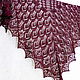 Cherry openwork shawl knitting Knitted shawl. Shawls. Lace Shawl by Olga. My Livemaster. Фото №4