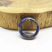 Украшения handmade. Livemaster - original item 18 Lapis Lazuli Ring Egyptian Night (cl183). Handmade.