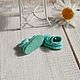 Sandals for doll ob11 color - mint + rose 18mm. Clothes for dolls. Olga Safonova. My Livemaster. Фото №5