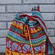 Order Tribal Shoulder Bag, Mochila Bucket Bag, Colorful Bag, Ethnic Bag, Mul. DominikaSamara. Livemaster. . Bucketbag Фото №3