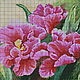 Set for embroidery with beads 'PINK IRISES'. Embroidery kits. Beaded embroidery from Laura. Online shopping on My Livemaster.  Фото №2