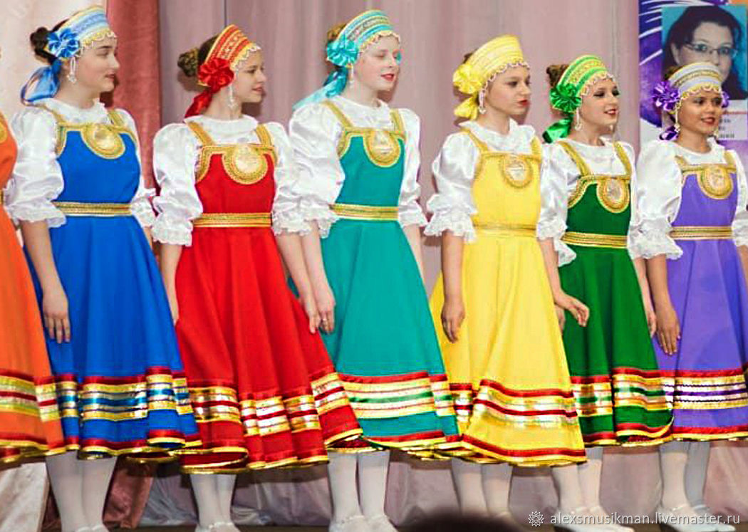 Русские народные сарафаны для танцев
