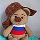 Вязаный Мишка. Амигуруми куклы и игрушки. Tatyanato. Интернет-магазин Ярмарка Мастеров.  Фото №2