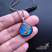 Сувениры и подарки handmade. Livemaster - original item Goldfish pendant - Labrador in silver. Handmade.