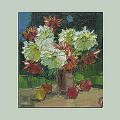 Картины и панно handmade. Livemaster - original item Autumn bouquet. Oil painting. Handmade.