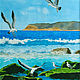 Watercolor ' Dance over the waves'. Pictures. yuliabogun. Online shopping on My Livemaster.  Фото №2