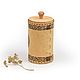 Order Box of birch bark 'Poppies'. Jar for storage. Art.3046. SiberianBirchBark (lukoshko70). Livemaster. . Jars Фото №3