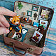 Order custom! Suitcase for the Fox-artist. CountersunkHouses (olgamutina). Livemaster. . Doll houses Фото №3