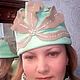 Women's felt hat-mint beige pill, Hats1, Novosibirsk,  Фото №1