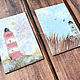 'Fabulous lighthouses' baby paintings (diptych, lighthouse), Pictures, Korsakov,  Фото №1