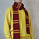 Order Harry Potter Scarf, Gryffindor Scarf. Knitted Things For All (matronka). Livemaster. . Scarves Фото №3