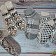 Woolen women's socks with ornament, Socks, Urjupinsk,  Фото №1