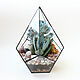 the Floriana with succulents. Florariums. Glass Flowers. Online shopping on My Livemaster.  Фото №2