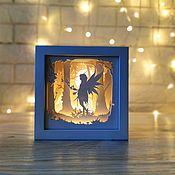 Ночник "Рождественский" корпус frame тёплый свет