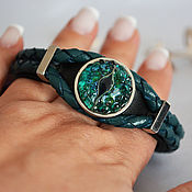 Украшения handmade. Livemaster - original item Emerald Dragon Bracelet. Handmade.