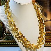 Украшения handmade. Livemaster - original item Necklace beads with Citrine.. Handmade.
