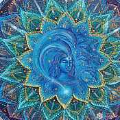 Картины и панно handmade. Livemaster - original item Mandala Deep harmony with yourself and the whole world. Handmade.