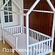 Кровать Детская Домик Белые Грёзы. Мебель на заказ. Кровати. Позитивная Мебель. Ярмарка Мастеров.  Фото №4